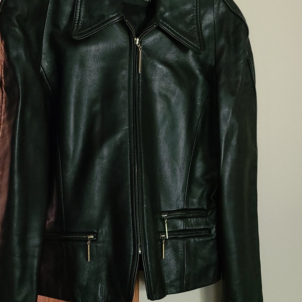 Leather jacket womens